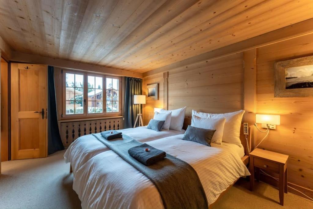 Charming Alpine Apartment Гштад Экстерьер фото