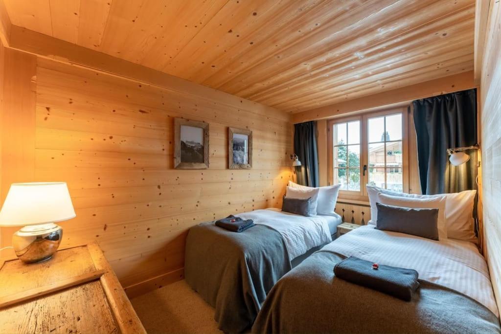 Charming Alpine Apartment Гштад Экстерьер фото