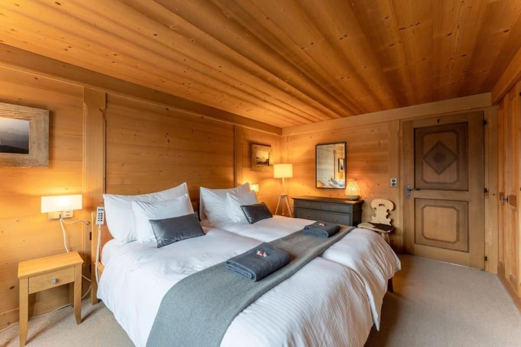 Charming Alpine Apartment Гштад Экстерьер фото